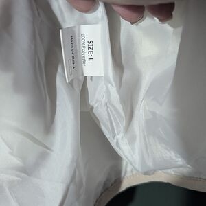 White Polyester Jacket